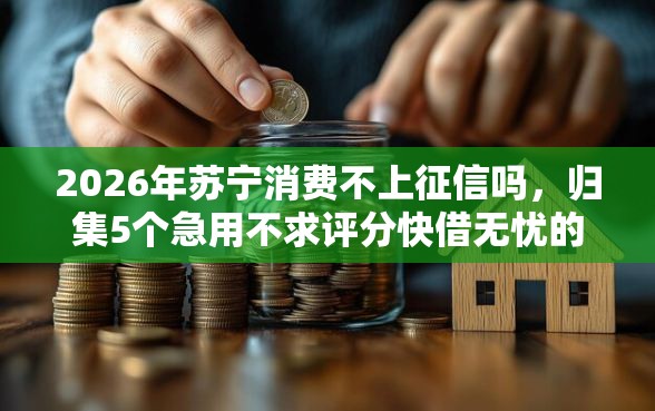 2026年苏宁消费不上征信吗，归集5个急用不求评分快借无忧的口子
