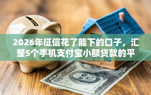 2026年征信花了能下的口子，汇整5个手机支付宝小额贷款的平台