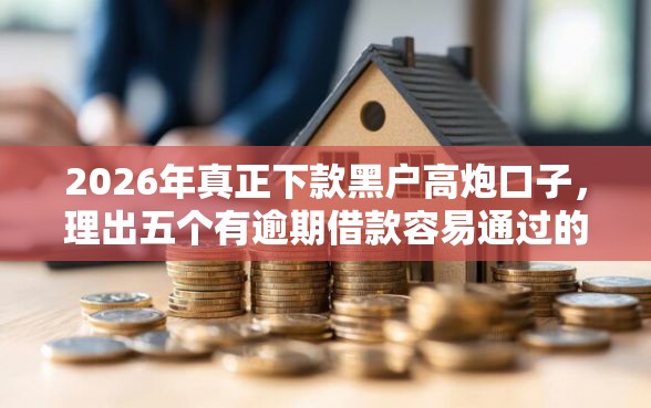 2026年真正下款黑户高炮口子，理出五个有逾期借款容易通过的平台