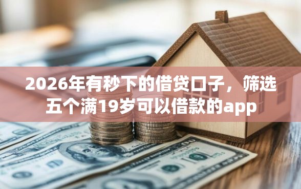 2026年有秒下的借贷口子，筛选五个满19岁可以借款的app