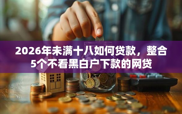 2026年未满十八如何贷款，整合5个不看黑白户下款的网贷