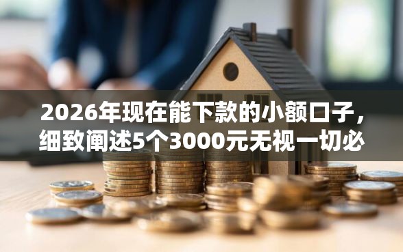 2026年现在能下款的小额口子，细致阐述5个3000元无视一切必下款的口子