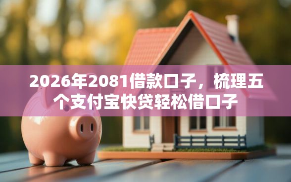 2026年2081借款口子，梳理五个支付宝快贷轻松借口子