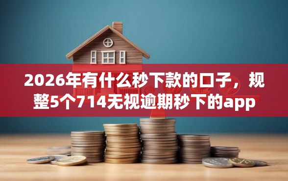 2026年有什么秒下款的口子，规整5个714无视逾期秒下的app