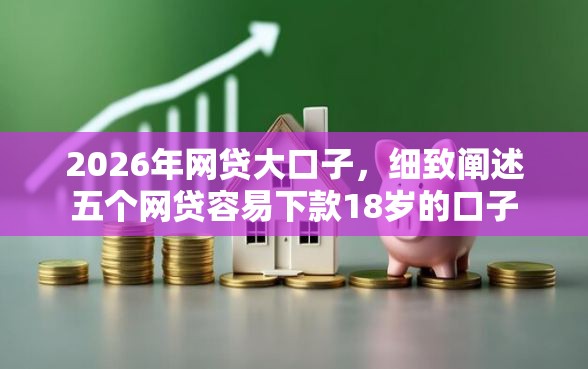 2026年网贷大口子，细致阐述五个网贷容易下款18岁的口子