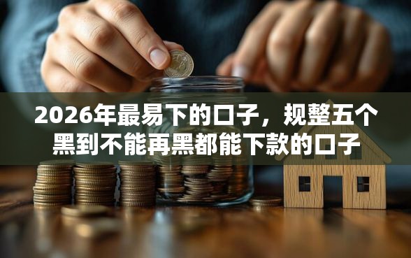 2026年最易下的口子，规整五个黑到不能再黑都能下款的口子
