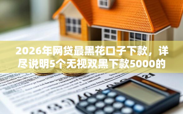 2026年网贷最黑花口子下款，详尽说明5个无视双黑下款5000的口子