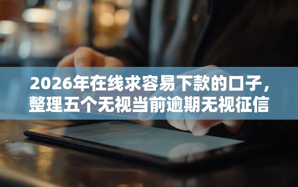 2026年在线求容易下款的口子，整理五个无视当前逾期无视征信的借款口子
