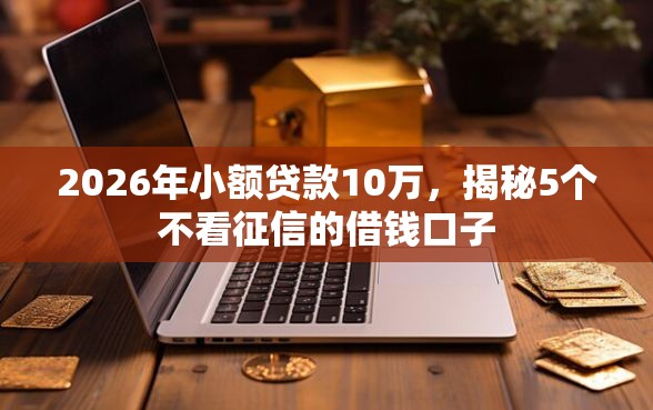 2026年小额贷款10万，揭秘5个不看征信的借钱口子