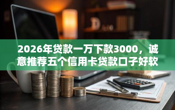 2026年贷款一万下款3000，诚意推荐五个信用卡贷款口子好软件