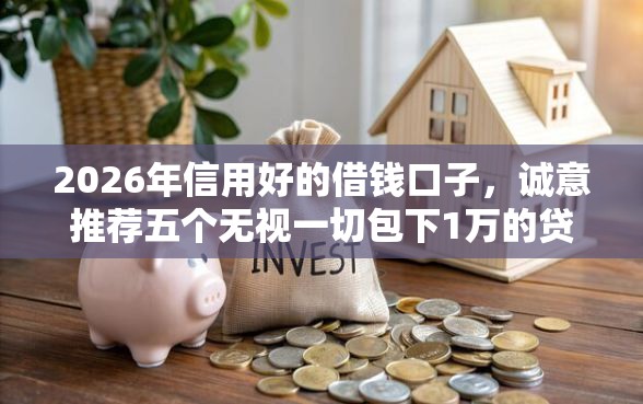2026年信用好的借钱口子，诚意推荐五个无视一切包下1万的贷款