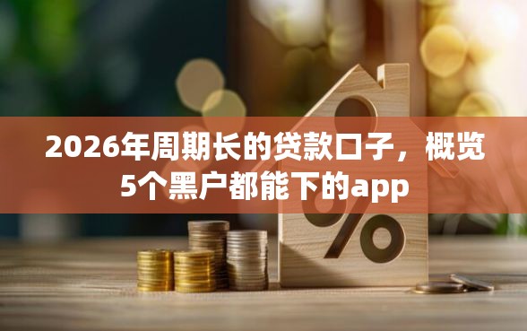 2026年周期长的贷款口子,概览5个黑户都能下的app 2026年周期长的贷款口子,概览5个黑户都能下的app