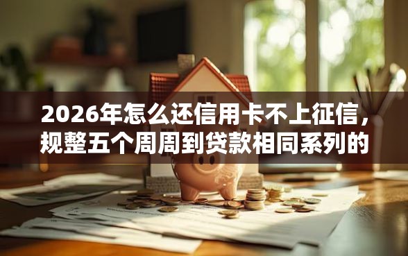 2026年怎么还信用卡不上征信，规整五个周周到贷款相同系列的口子