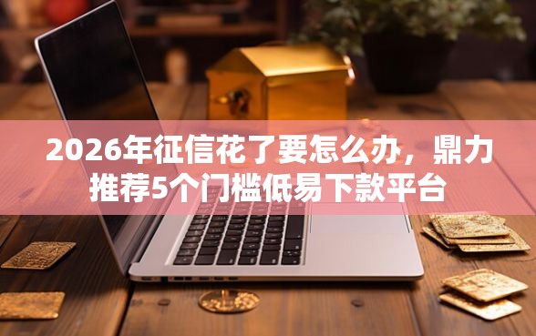 2026年征信花了要怎么办，鼎力推荐5个门槛低易下款平台