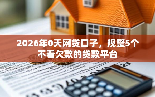 2026年0天网贷口子，规整5个不看欠款的贷款平台