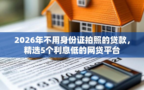 2026年不用身份证拍照的贷款，精选5个利息低的网贷平台