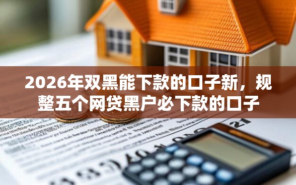 2026年双黑能下款的口子新，规整五个网贷黑户必下款的口子