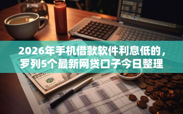 2026年手机借款软件利息低的，罗列5个最新网贷口子今日整理这五个平台