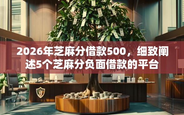 2026年芝麻分借款500，细致阐述5个芝麻分负面借款的平台