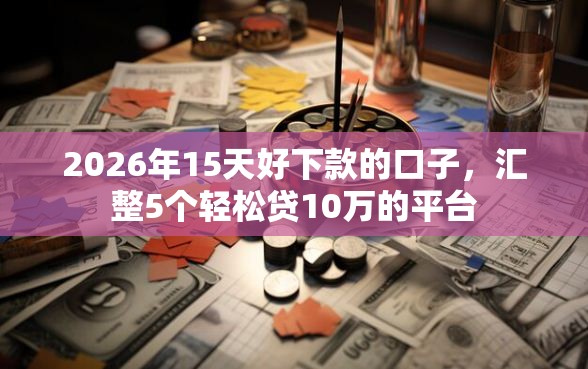2026年15天好下款的口子，汇整5个轻松贷10万的平台