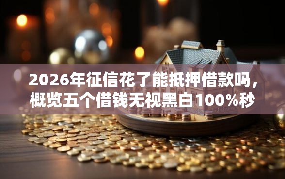 2026年征信花了能抵押借款吗，概览五个借钱无视黑白100%秒下软件