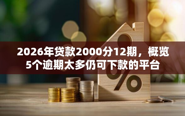 2026年贷款2000分12期，概览5个逾期太多仍可下款的平台
