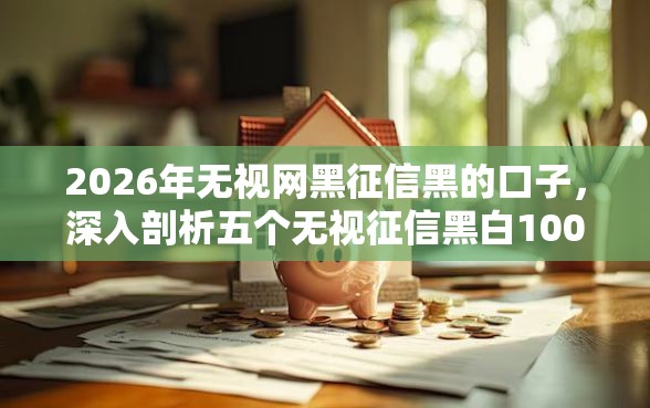 2026年无视网黑征信黑的口子，深入剖析五个无视征信黑白100%秒下平台