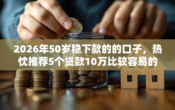 2026年50岁稳下款的的口子，热忱推荐5个贷款10万比较容易的软件