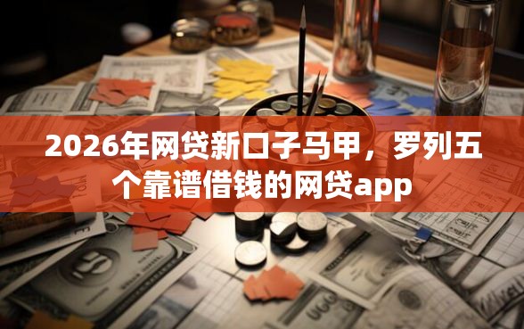 2026年网贷新口子马甲，罗列五个靠谱借钱的网贷app