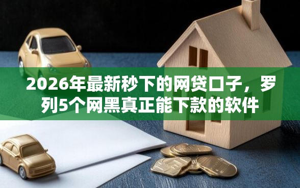 2026年最新秒下的网贷口子，罗列5个网黑真正能下款的软件