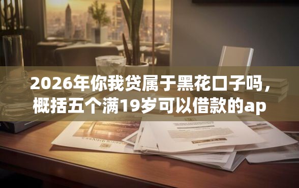 2026年你我贷属于黑花口子吗，概括五个满19岁可以借款的app