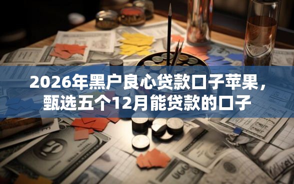 2026年黑户良心贷款口子苹果，甄选五个12月能贷款的口子