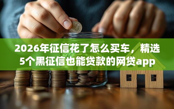 2026年征信花了怎么买车，精选5个黑征信也能贷款的网贷app