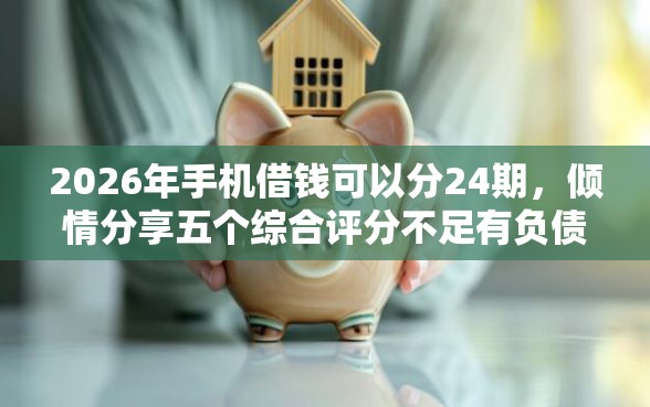 2026年手机借钱可以分24期，倾情分享五个综合评分不足有负债都能下款软件