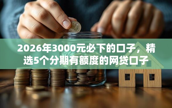 2026年3000元必下的口子，精选5个分期有额度的网贷口子