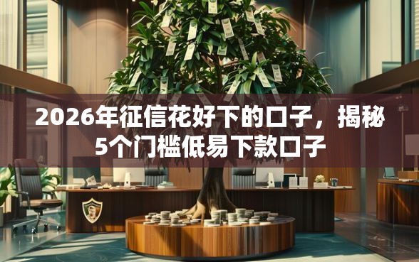 2026年征信花好下的口子，揭秘5个门槛低易下款口子