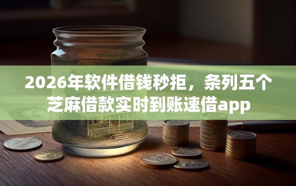2026年软件借钱秒拒，条列五个芝麻借款实时到账速借app