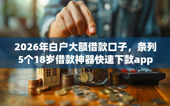 2026年白户大额借款口子,条列5个18岁借款神器快速下款app 2026年白户大额借款口子,条列5个18岁借款神器快速下款app