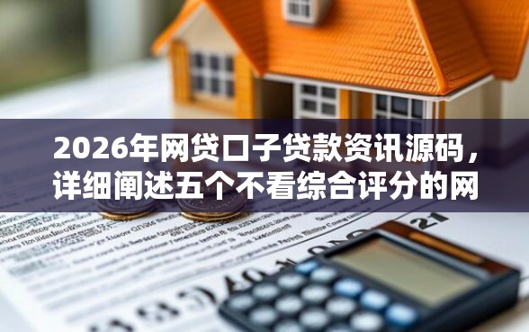 2026年网贷口子贷款资讯源码，详细阐述五个不看综合评分的网贷百分百下款口子