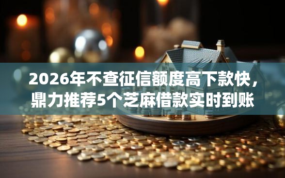 2026年不查征信额度高下款快，鼎力推荐5个芝麻借款实时到账速借app