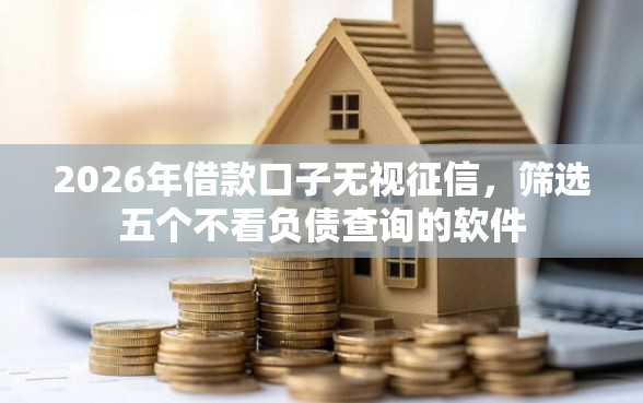2026年借款口子无视征信，筛选五个不看负债查询的软件