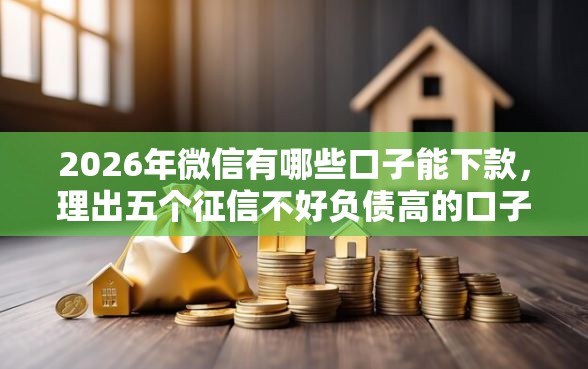 2026年微信有哪些口子能下款，理出五个征信不好负债高的口子