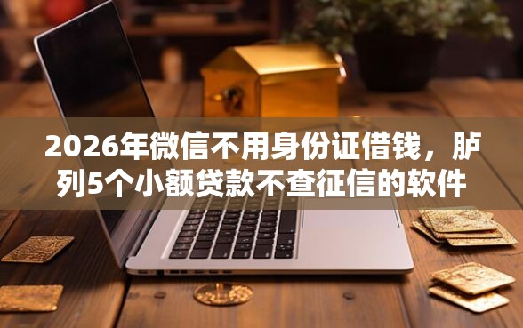2026年微信不用身份证借钱，胪列5个小额贷款不查征信的软件