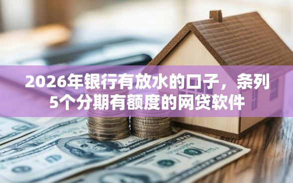 2026年银行有放水的口子，条列5个分期有额度的网贷软件