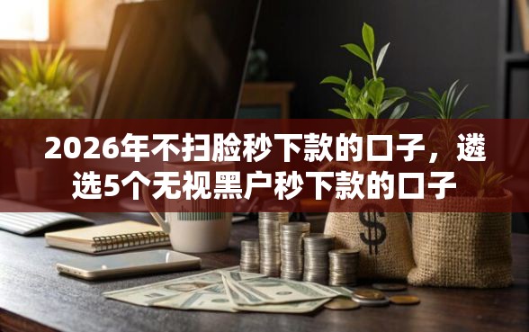 2026年不扫脸秒下款的口子，遴选5个无视黑户秒下款的口子