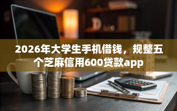 2026年大学生手机借钱，规整五个芝麻信用600贷款app