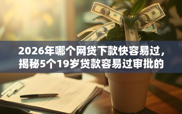 2026年哪个网贷下款快容易过,揭秘5个19岁贷款容易过审批的口子 2026年哪个网贷下款快容易过,揭秘5个19岁贷款容易过审批的口子