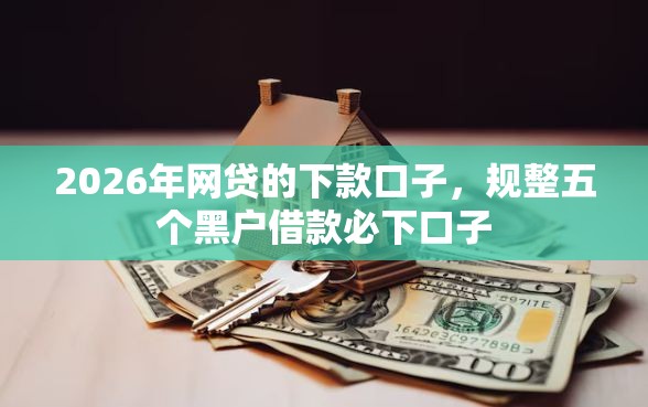 2026年网贷的下款口子，规整五个黑户借款必下口子