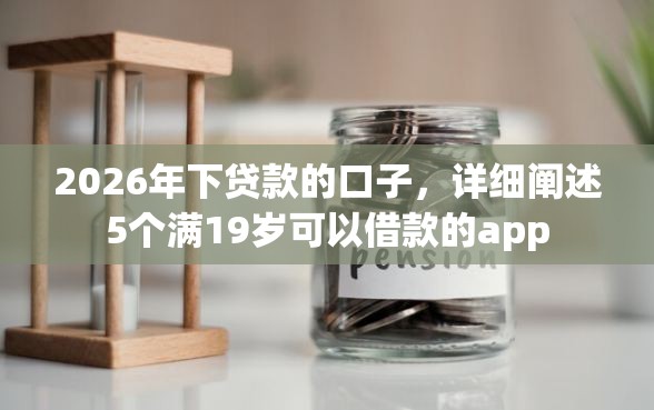 2026年下贷款的口子，详细阐述5个满19岁可以借款的app