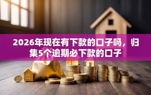 2026年现在有下款的口子吗，归集5个逾期必下款的口子